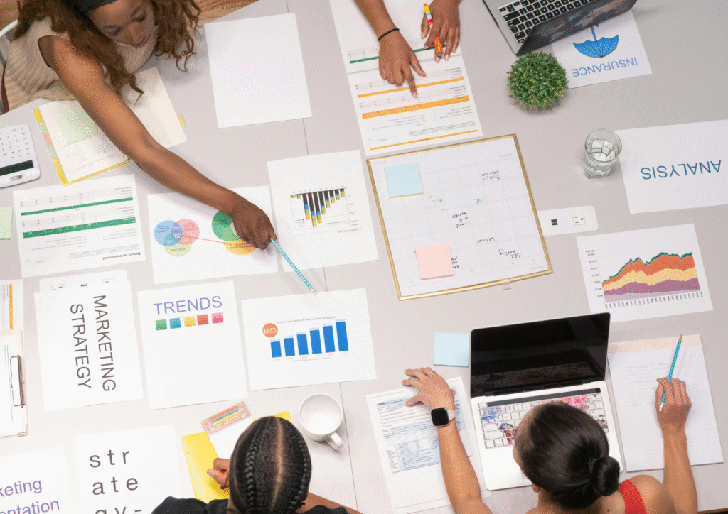 in Meeting employees making strategies for Ecommerce SEO Services to Boost the Sales