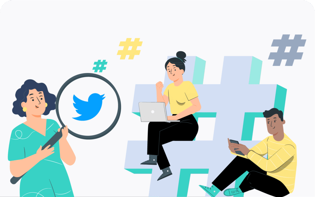 Social media hashtags